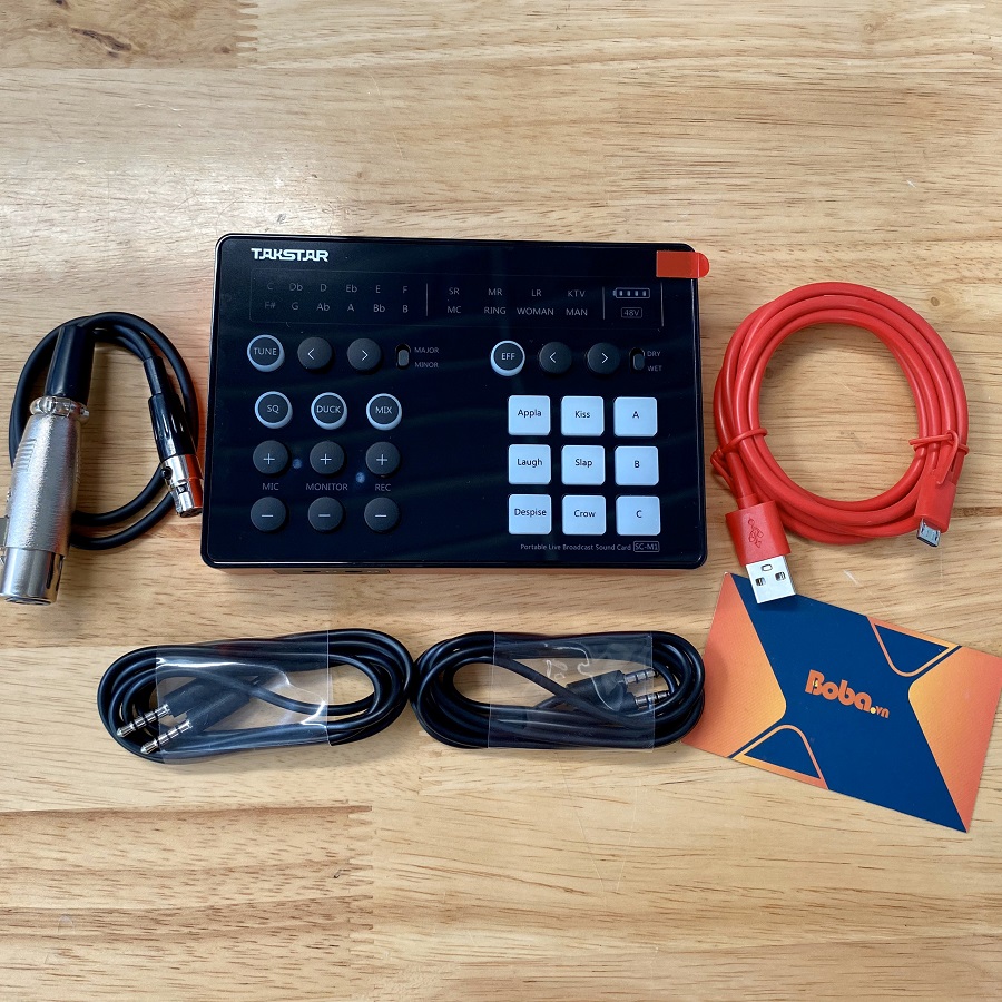 Soundcard livestream Takstar SCM1