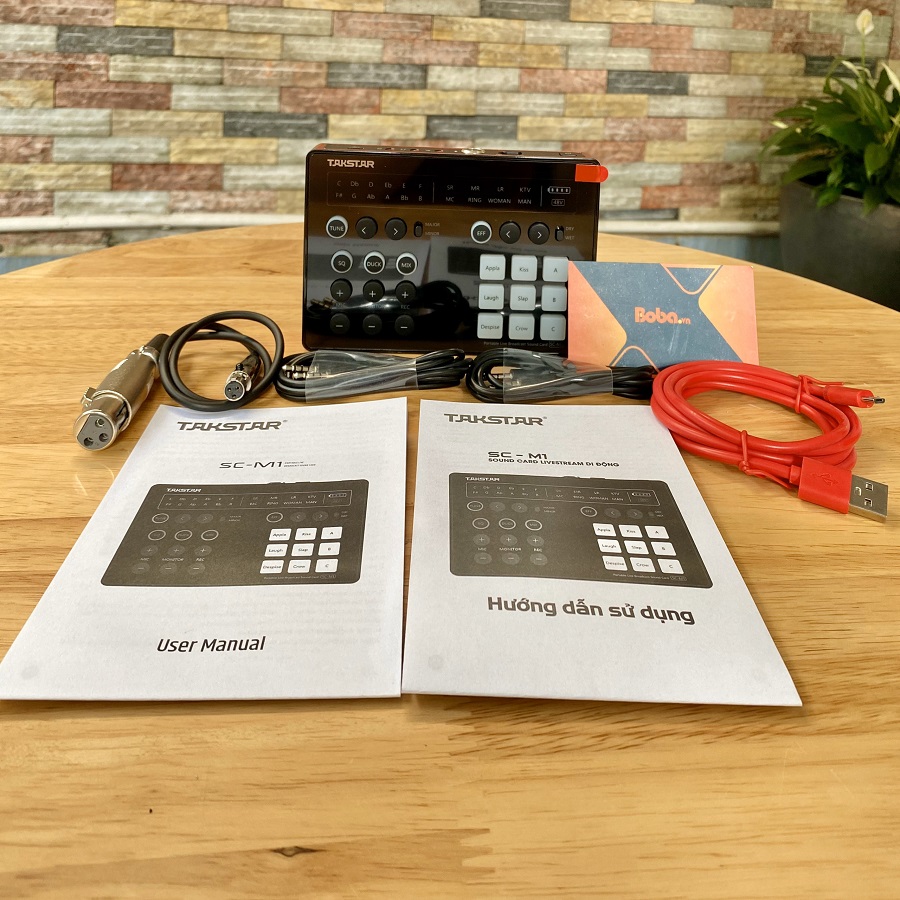 Soundcard livestream Takstar SCM1