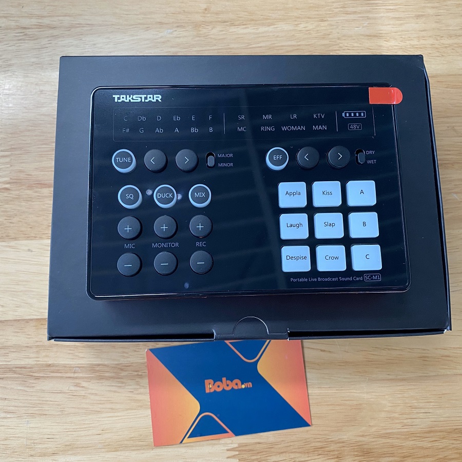 Soundcard livestream Takstar SCM1