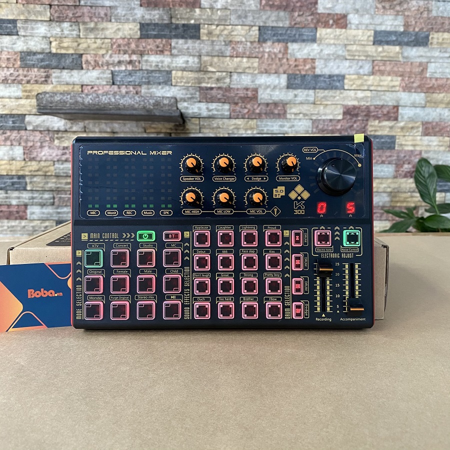 Soundcard thu âm chuyên nghiệp bluetooth SK300 - English version