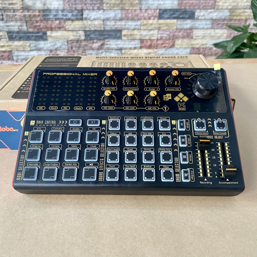 Soundcard thu âm chuyên nghiệp bluetooth SK300 - English version