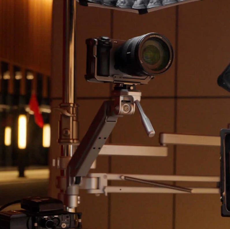 Đầu xoay nghiêng cuộn 3 chiều cao cấp với khả năng chịu tải 3kg