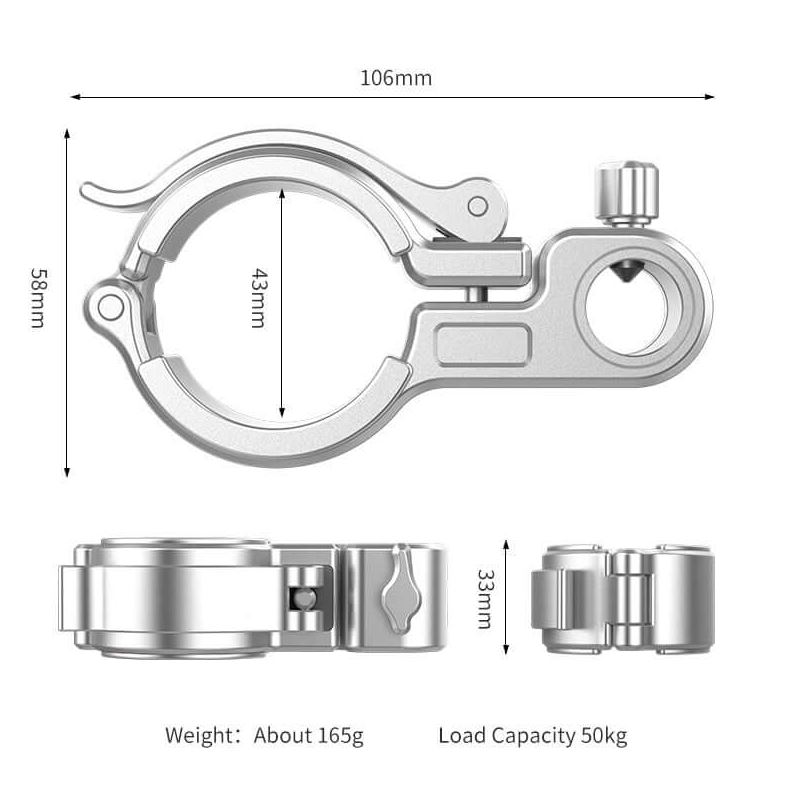 Kẹp gắn chốt ( 1 điểm gắn cho chốt 15.8mm)
