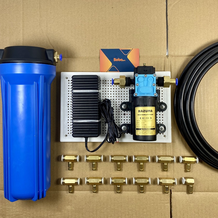 Bom tăng áp Kazuma 40W 15 béc (20M dây)