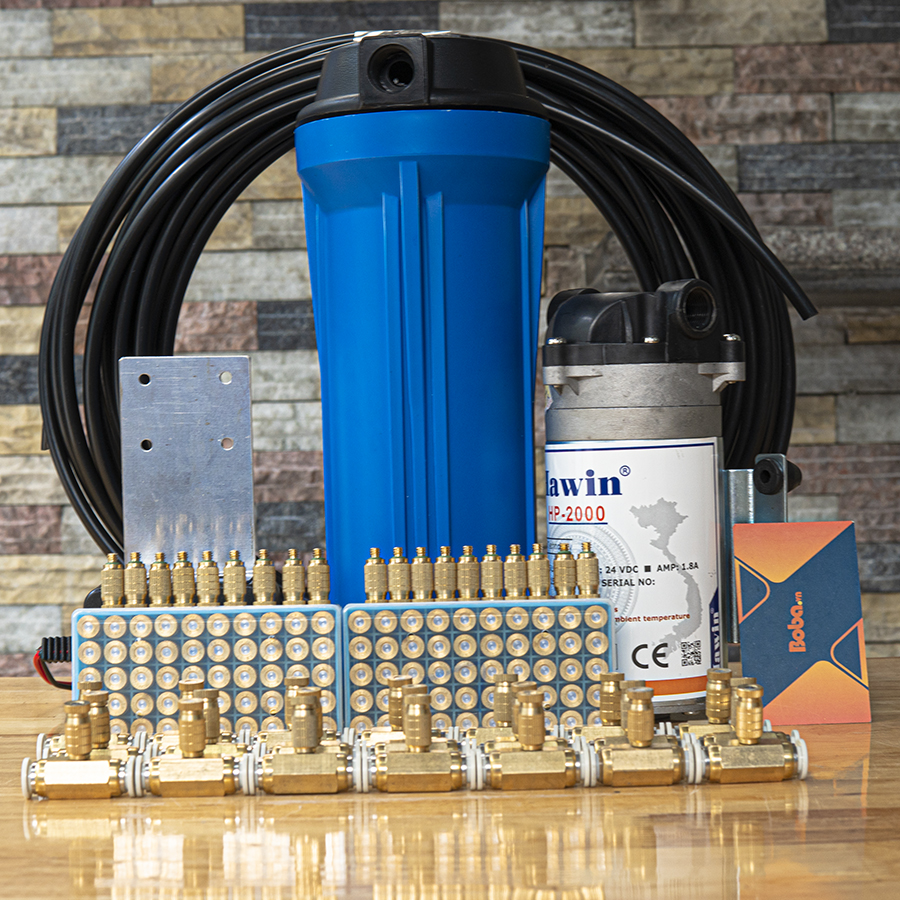 Bộ phun sương làm mát Hawin-2000 trọn bộ 40 béc