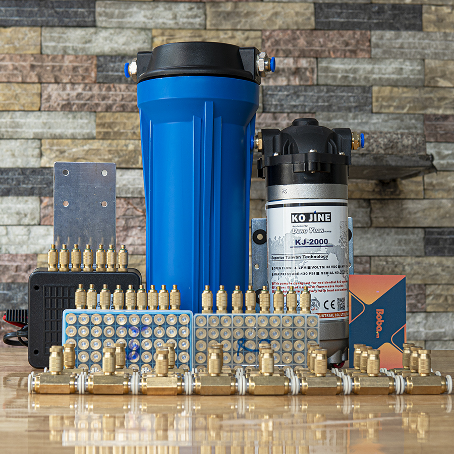 Bộ phun sương KO JINE KJ-2000 70 béc công suất cao áp