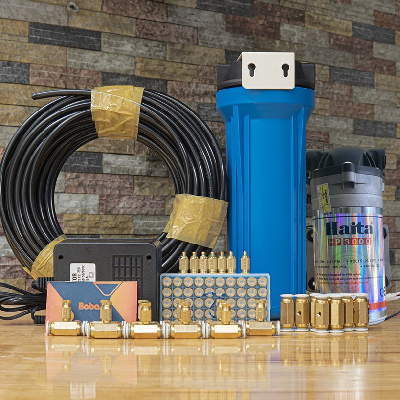 Bộ phun sương quán cafe HP-3000 Haita trọn bộ 45 béc mịn