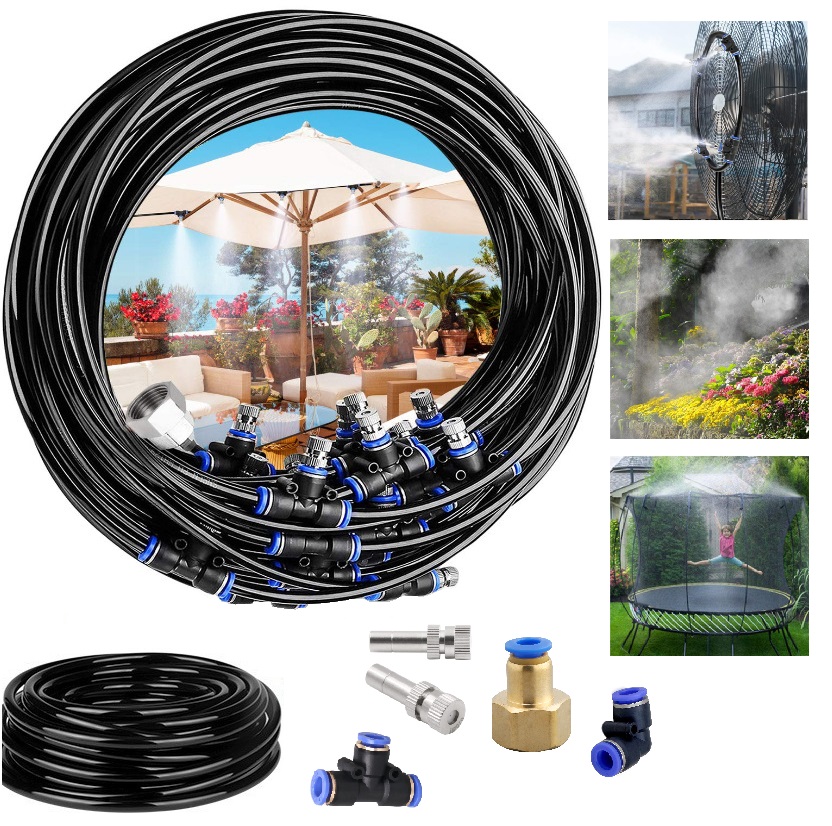 Combo 10 đầu phun IN34 béc mịn phun sương tưới cây làm mát quán cafe quán ăn trang trại