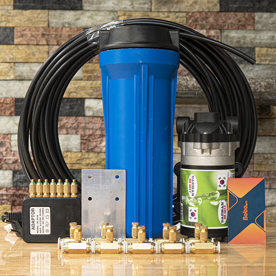 Hệ thống phun sương làm mát phun tưới lan Daehan DH-6017 10 béc