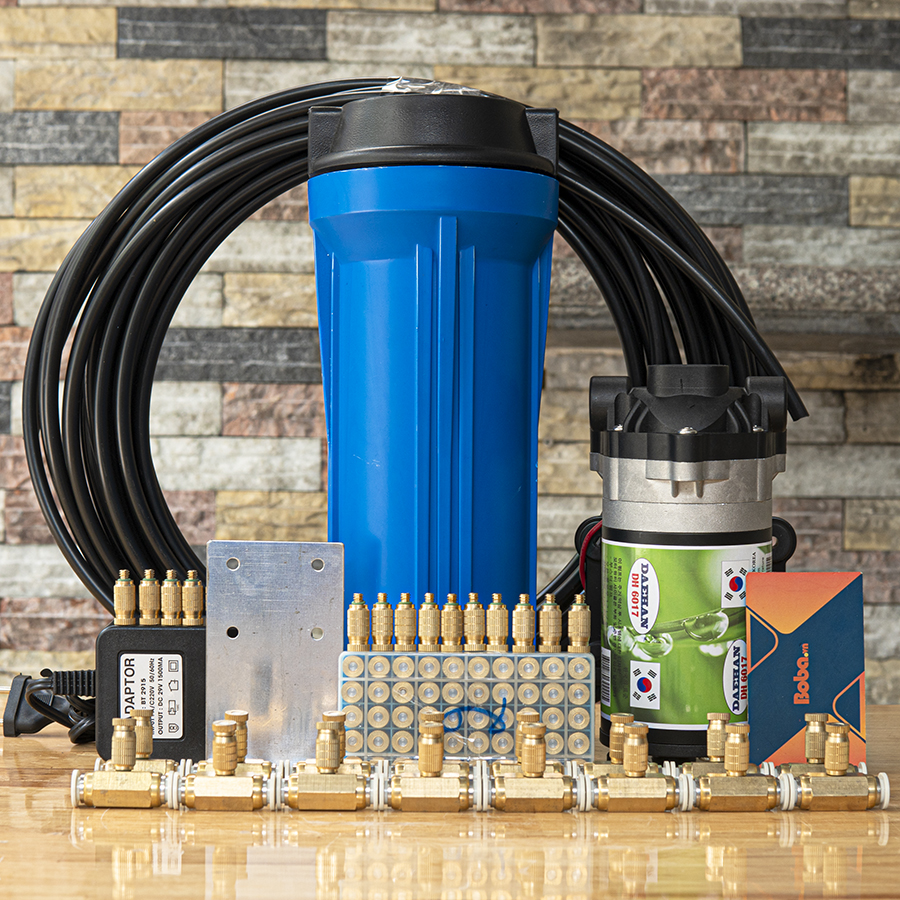 Phun sương tạo ẩm làm mát Daehan DH-6017 trọn bộ 20 béc