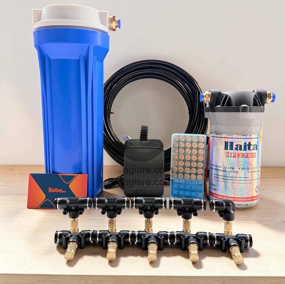 Bộ phun sương làm mát sương mịn 20 béc