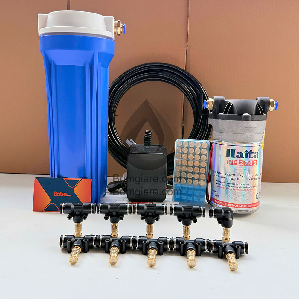 Bộ phun sương làm mát sương mịn 20 béc