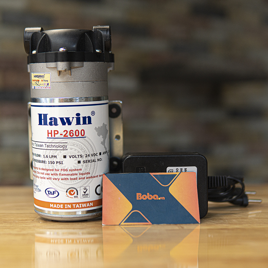 Bơm phun sương Hawin HP-2600 Taiwan Chính Hãng