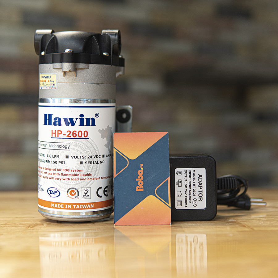 Bơm phun sương Hawin HP-2600 Taiwan Chính Hãng