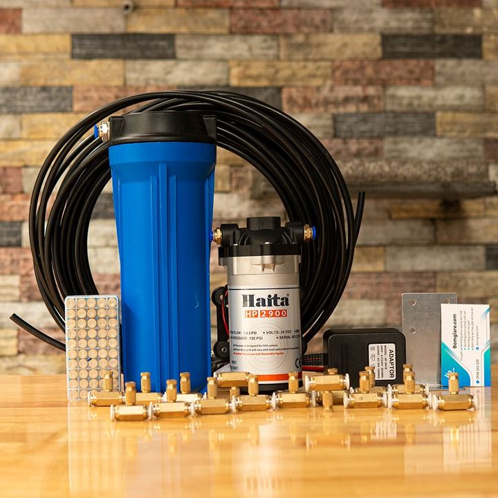 Bơm phun sương Haita HP-2900 trọn bộ 25 béc