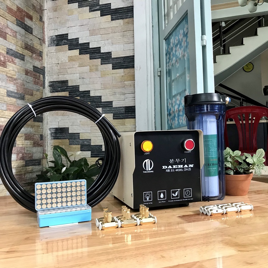 Bơm phun sương làm mát Daehan DH-25 trọn bộ 25 béc