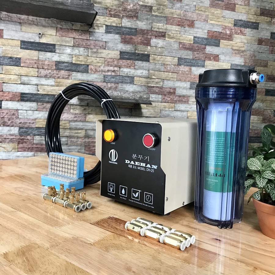 Bơm phun sương làm mát Daehan DH-25 trọn bộ 25 béc