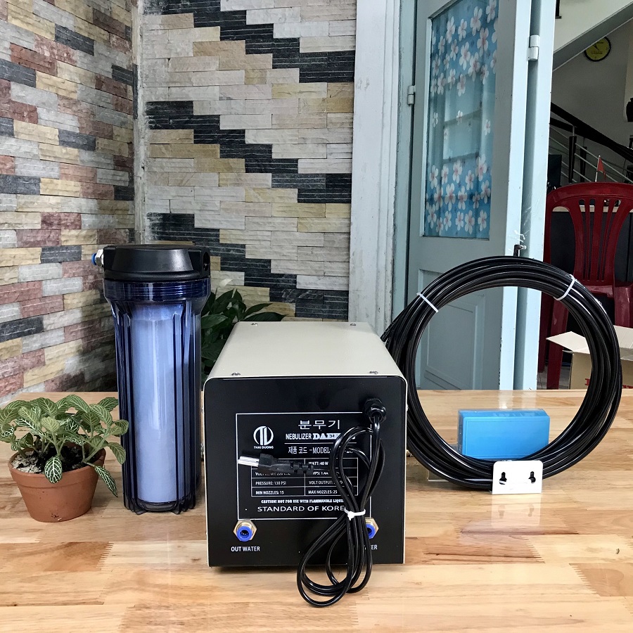 Bơm phun sương làm mát Daehan DH-25 trọn bộ 25 béc