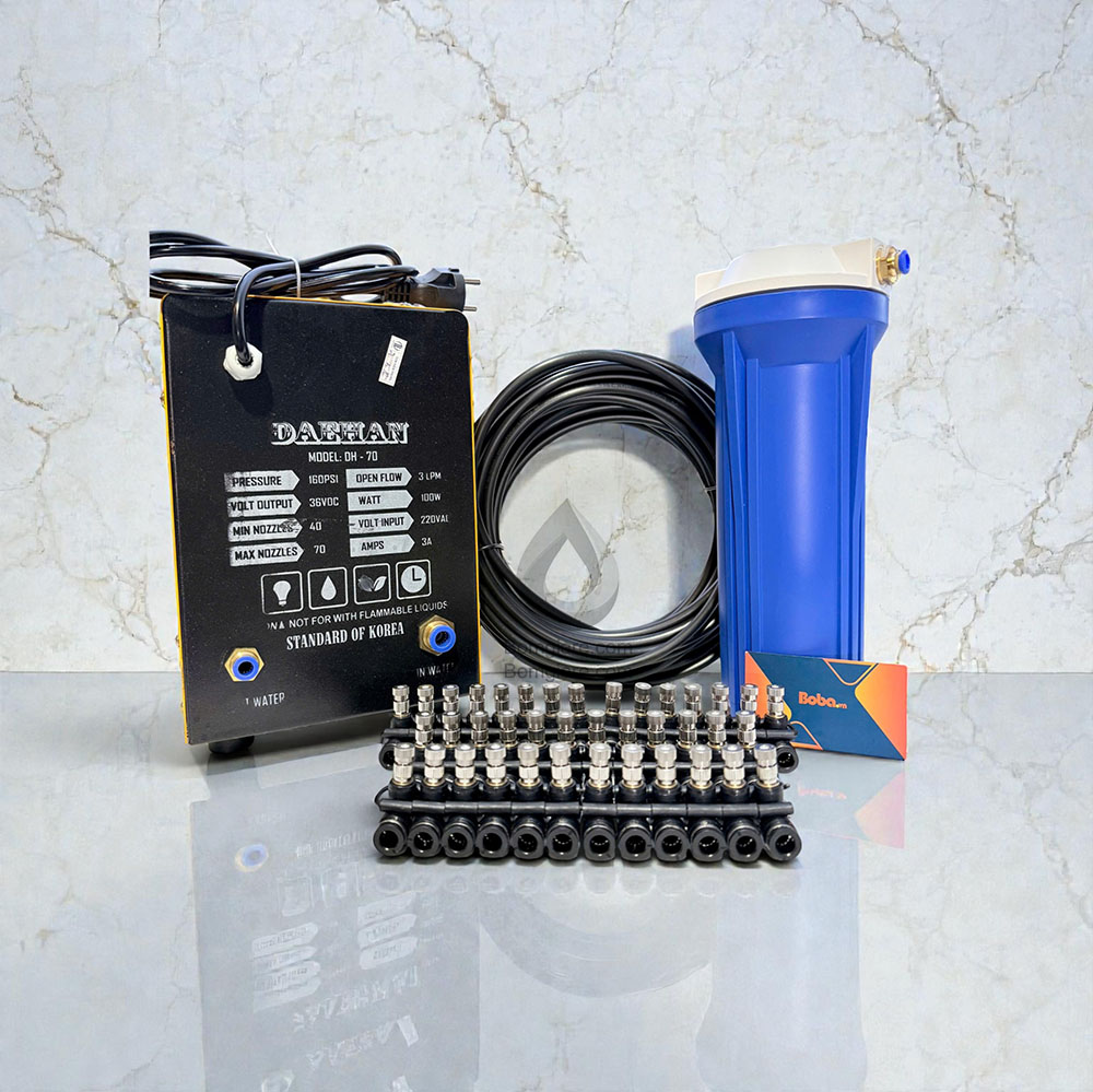 Bơm phun sương làm mát Daehan DH-50 trọn bộ 50 béc phun
