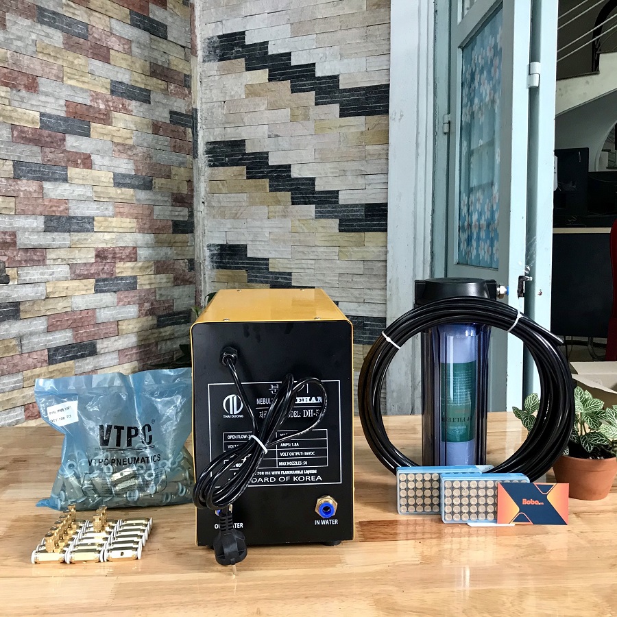 Bơm phun sương làm mát Daehan DH-50 trọn bộ 50 béc phun