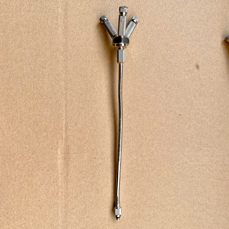 Bộ béc cao áp chia 3 hướng dài 20cm uốn cong theo ý ( thanh nối 20cm  chia 3 hướng  3 béc )