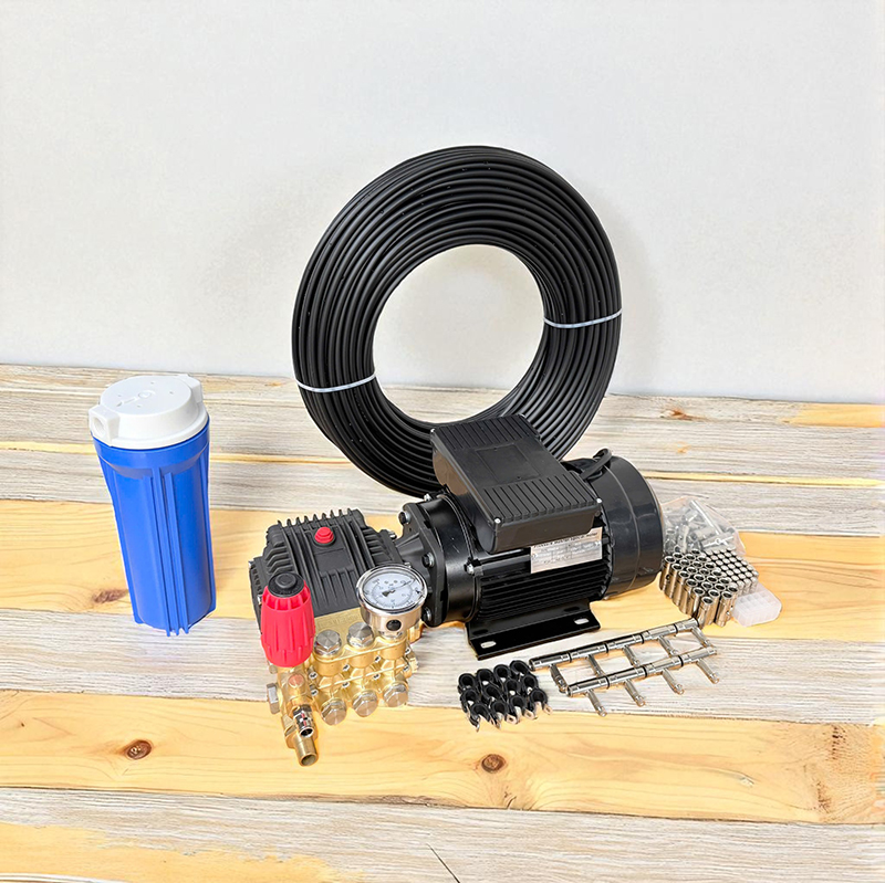 Bộ phun sương cao áp 130 đầu phun dùng bơm YY90-4 công suất 3HP