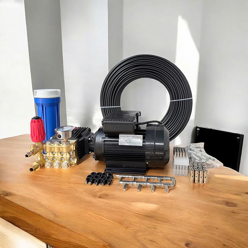 Bộ phun sương cao áp 150 đầu phun dùng bơm YY90-4 công suất 3HP