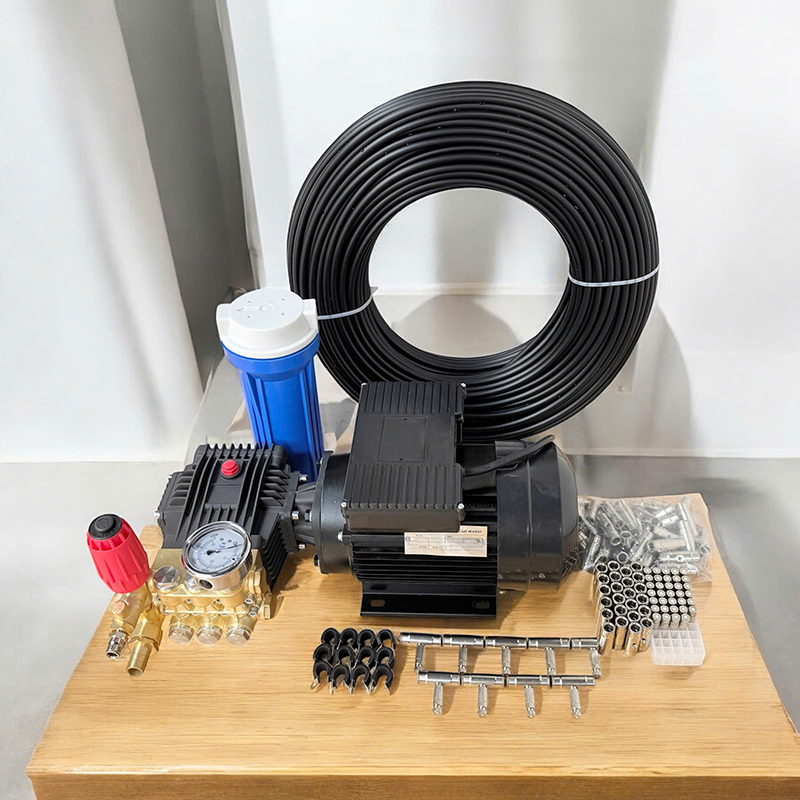 Bộ phun sương cao áp 150 đầu phun dùng bơm YY90-4 công suất 3HP