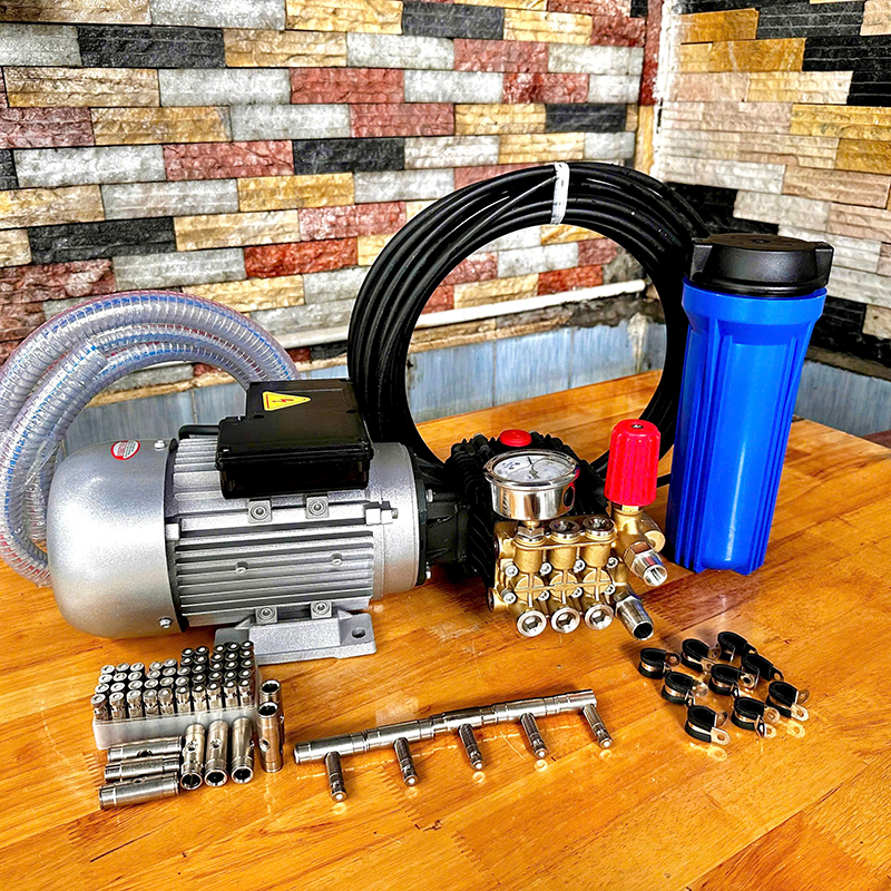 Bộ phun sương cao áp 80 vòi phun bơm sk280