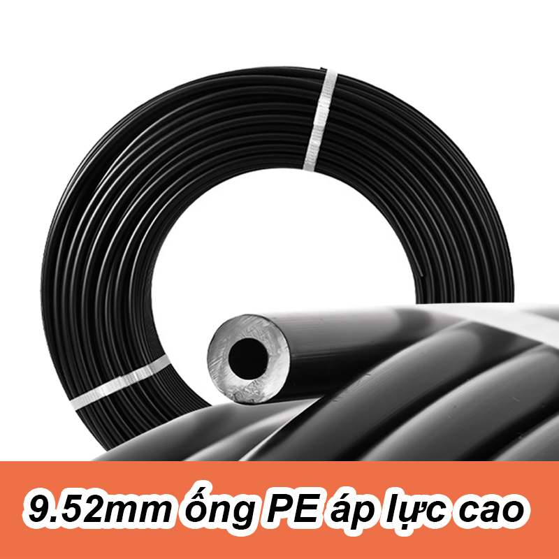 ống phun sương PE cao áp 9.52 đường kính trong 4mm tính theo mét