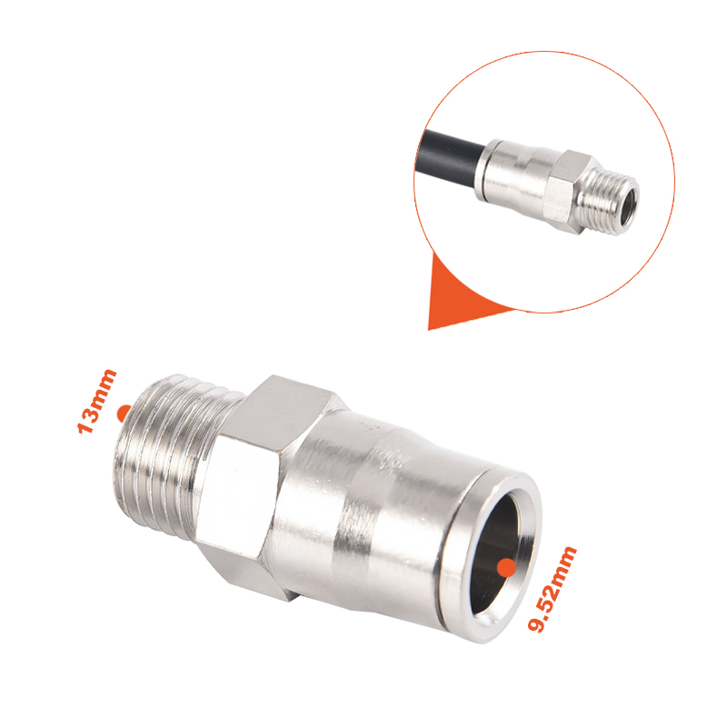 Ren ngoài 13 ra ống 9.52mm khớp nối nhanh