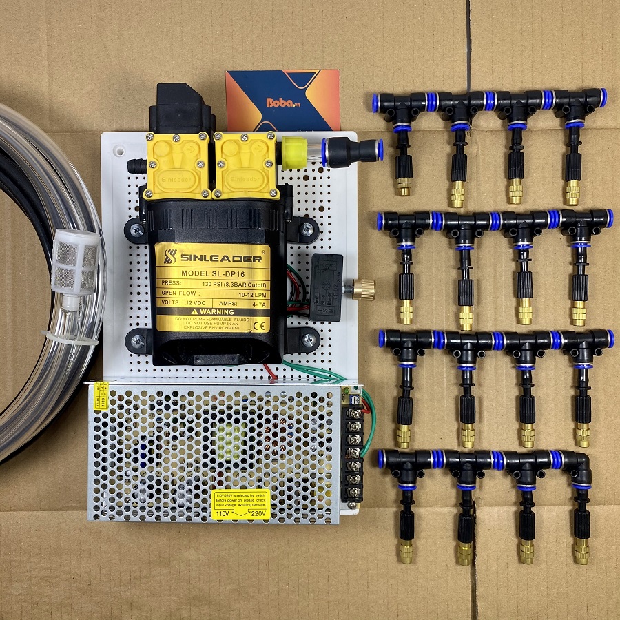 Bộ phun tưới Lan 20 béc 1 hướng - đầu phun điều chỉnh được lưu lượng nước