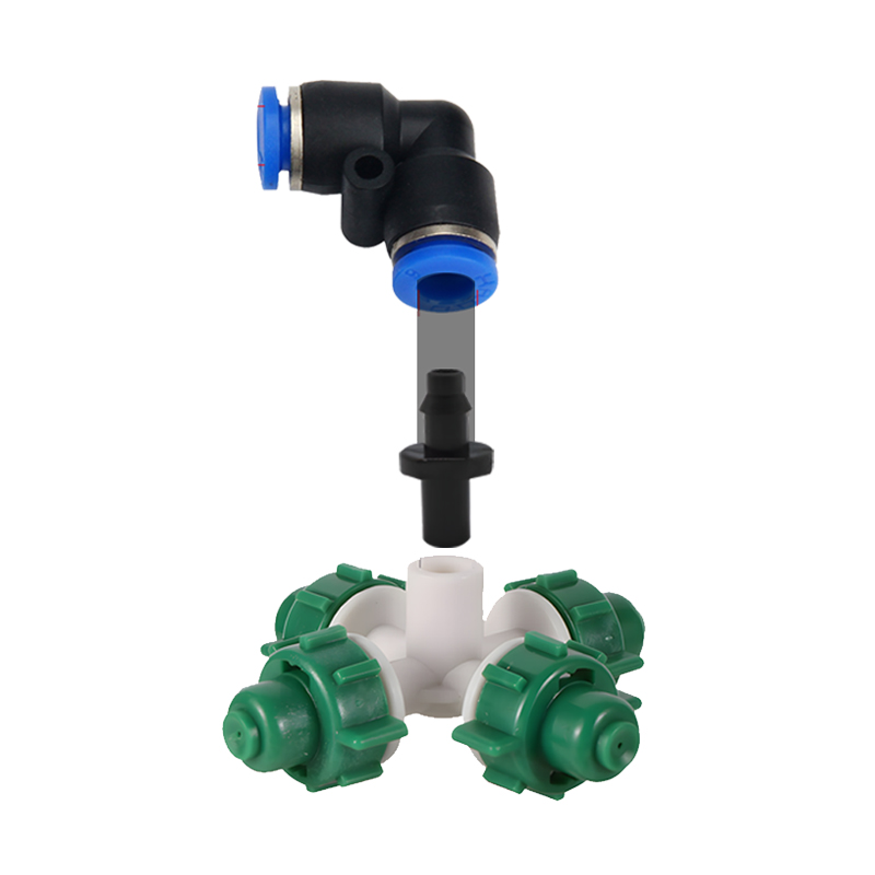 Bộ tưới cây tưới cây công suất lớn 300 béc phun 4 hướng dùng bơm 2.0 HP