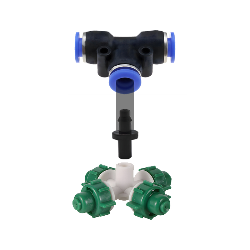 Bộ tưới cây tưới cây công suất lớn 300 béc phun 4 hướng dùng bơm 2.0 HP