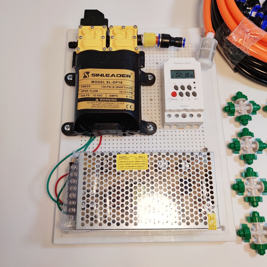 Bộ tưới vườn lan hoặc rau tự động - 12 béc phun 4 hướng