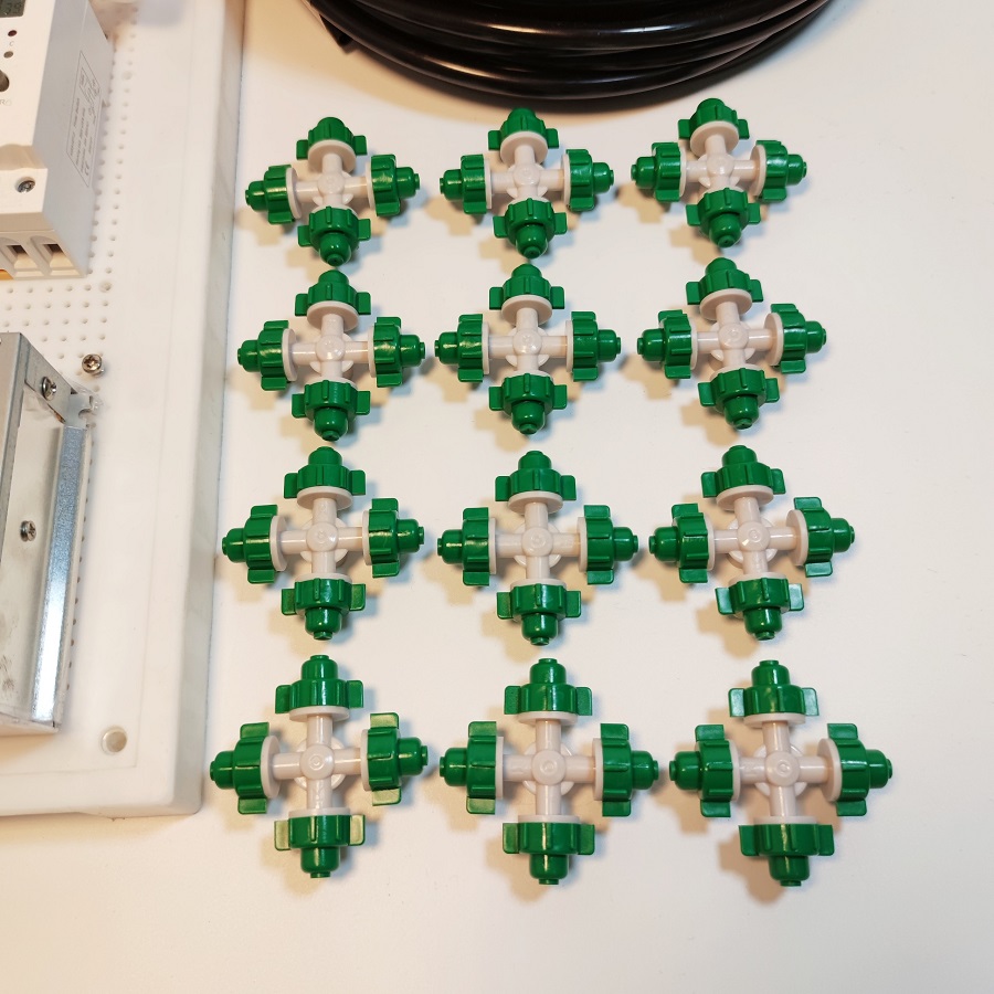 Bộ tưới vườn lan hoặc rau tự động - 12 béc phun 4 hướng