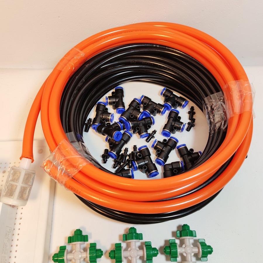 Bộ tưới vườn lan hoặc rau tự động - 12 béc phun 4 hướng