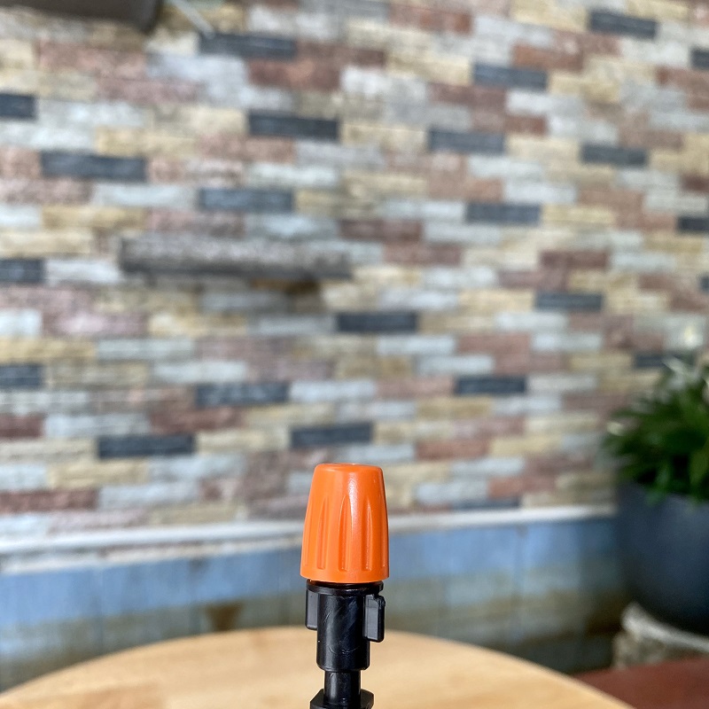 Đầu Béc Phun Sương Tưới Lan Bằng Nhựa màu cam một hướng