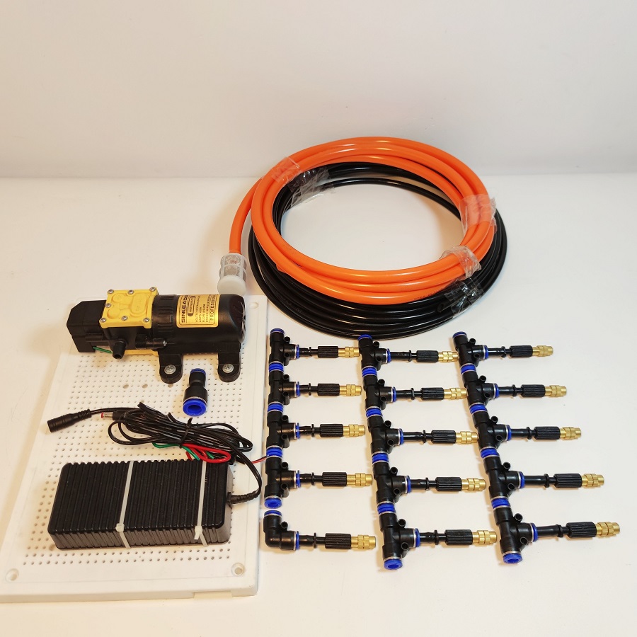 Hệ Thống Phun Sương 15 Béc Phun Bằng Đồng