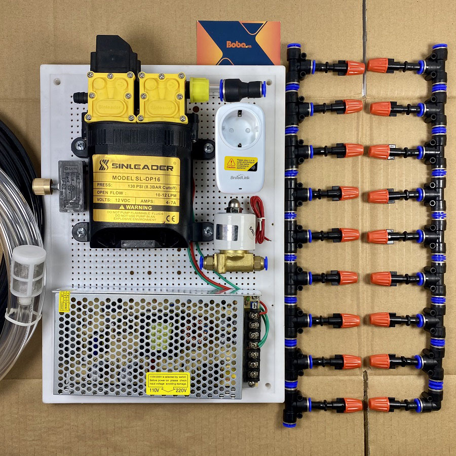 Hệ thống phun sương tưới Lan tưới cây 25 béc tự động