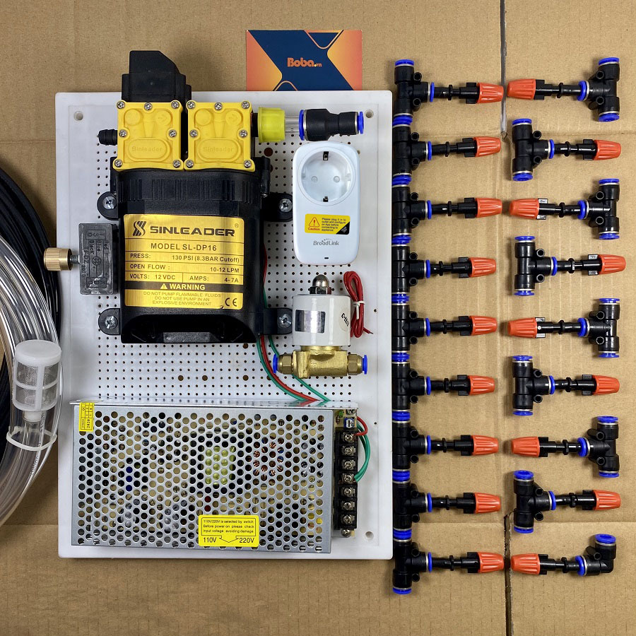 Hệ thống phun sương tưới Lan tưới cây 25 béc tự động