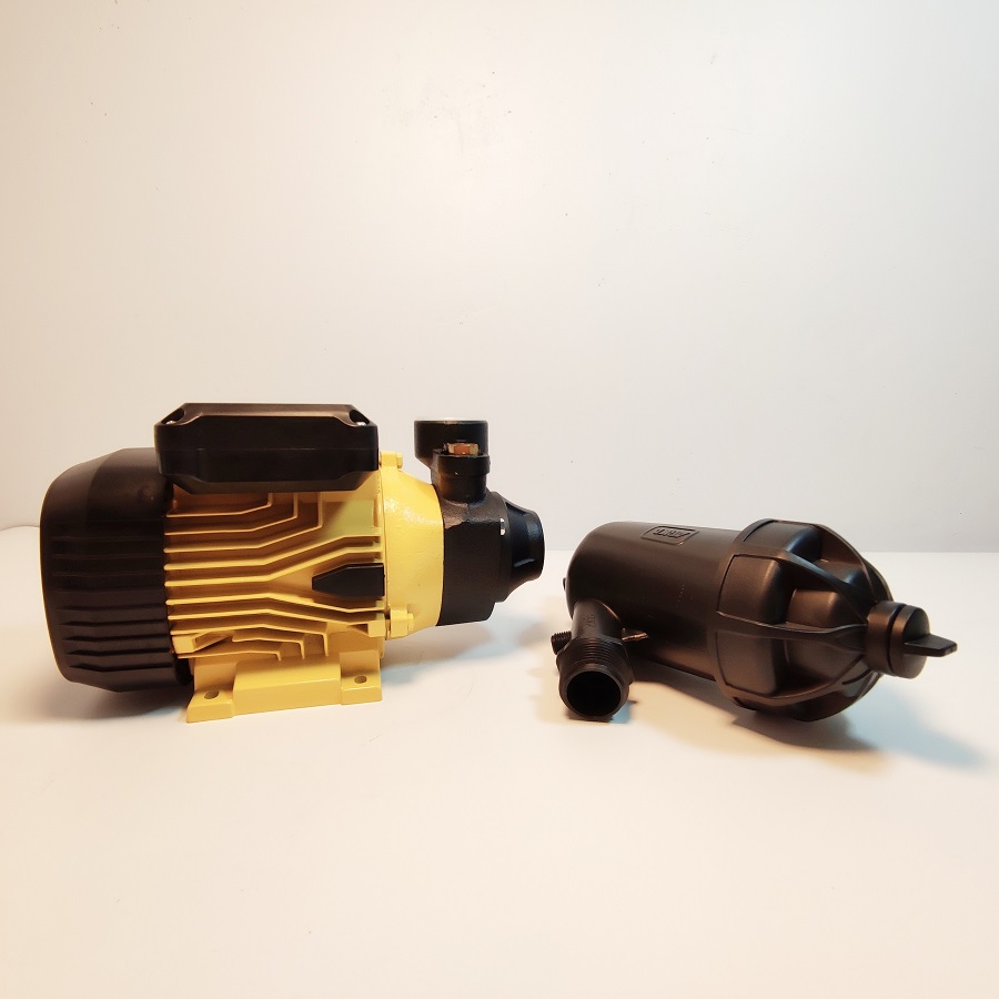 Hệ thống phun tưới 35 béc 4 hướng đầu đồng điều chỉnh lượng nước - Bơm Lion 0.5HP