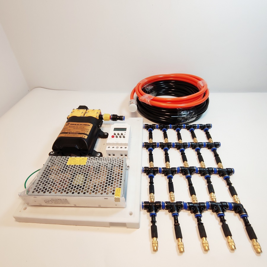 Trọn bộ 20 béc đồng phun sương tưới vườn lan hoặc rau tự động