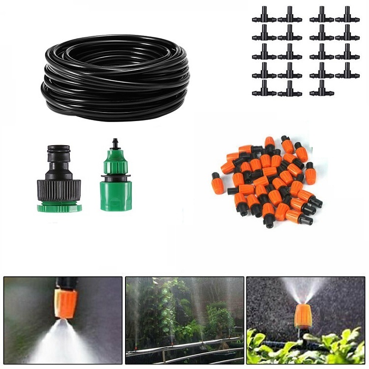 Bộ kít phun sương tưới cây chống bụi 20 béc giá rẻ