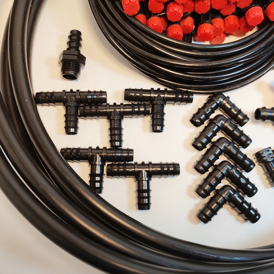 Bộ kít tưới 30 béc 8 tia nhỏ giọt (có chân cắm cố định)