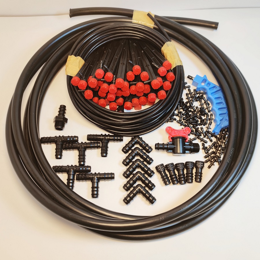 Bộ kít tưới 30 béc 8 tia nhỏ giọt (có chân cắm cố định)