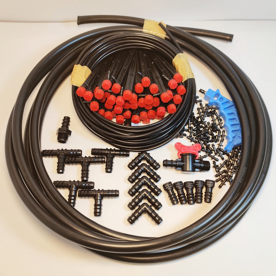 Bộ kít tưới 30 béc 8 tia nhỏ giọt (có chân cắm cố định)