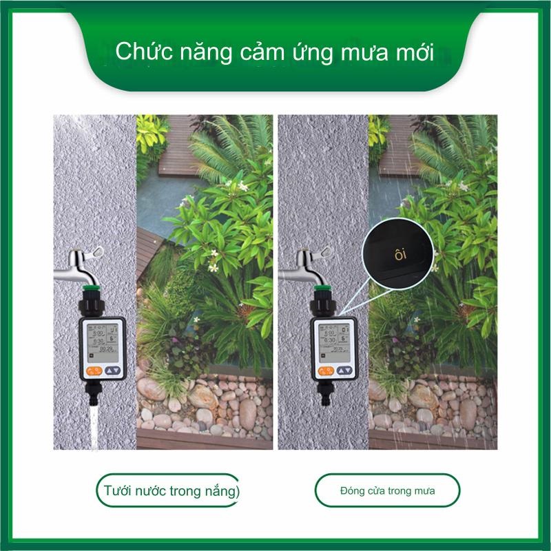 Bộ tưới cây tự động 20 béc vừa phun vừa tưới dùng ống 10mm van nước DH609