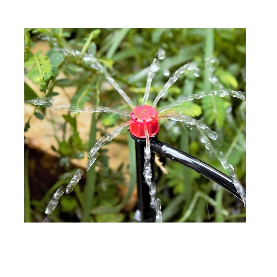 Bộ tưới nhỏ giọt 15 béc 8 tia tự động