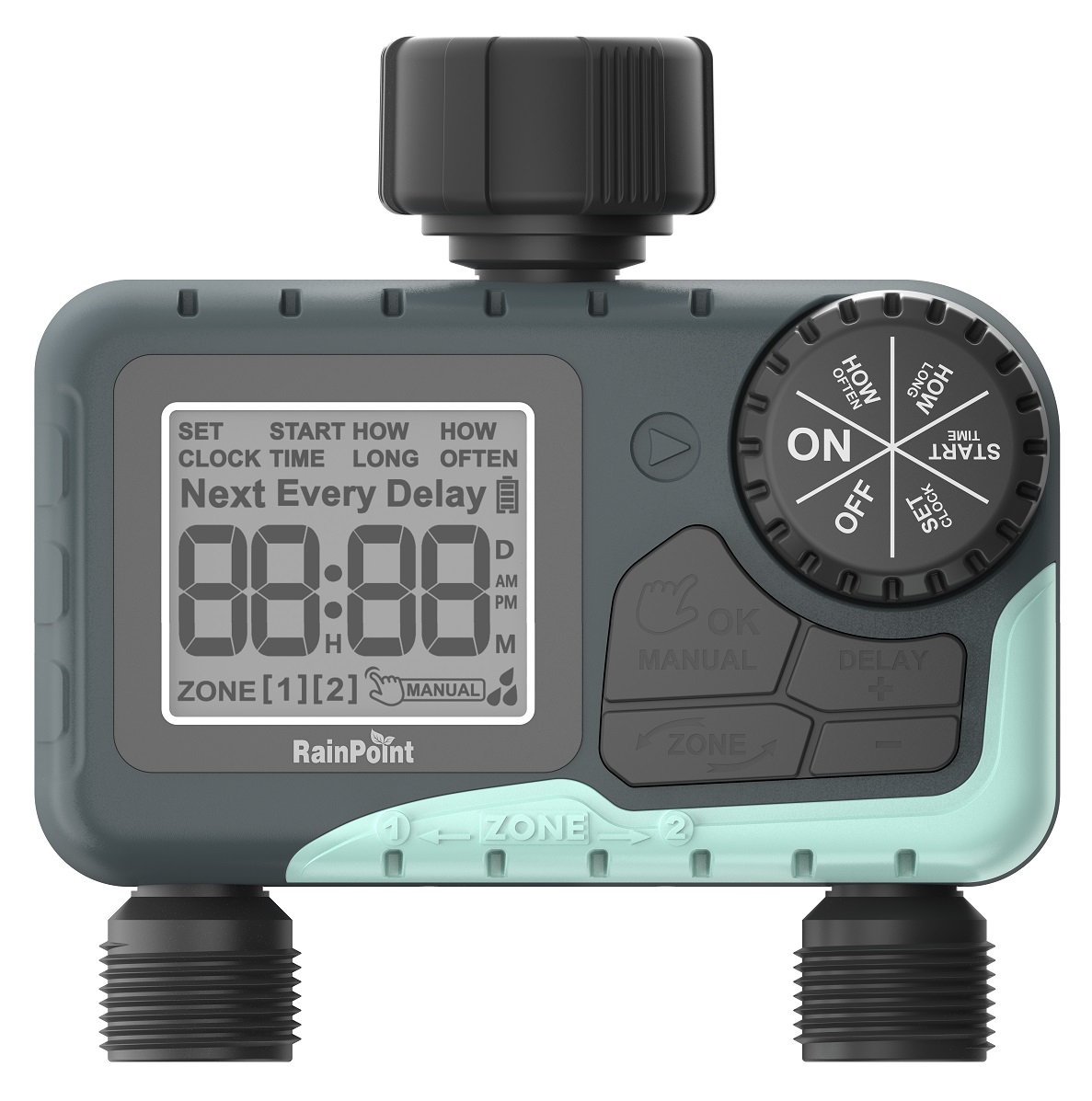 Bộ tưới tự động 40 vòi dùng ống 10mm van nươc RainPoint TV105